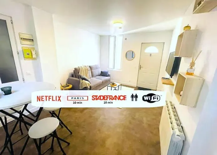 Studio Cosy Tv Netflix Proche Stade De France