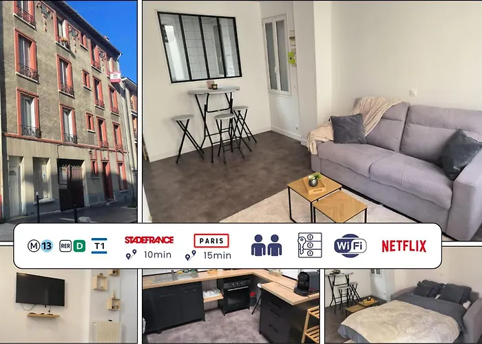 Studio Cosy Tv Netflix Proche Stade De France