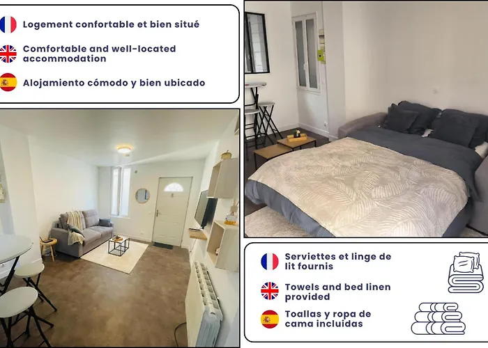 Studio Cosy Tv Netflix Proche Stade De France