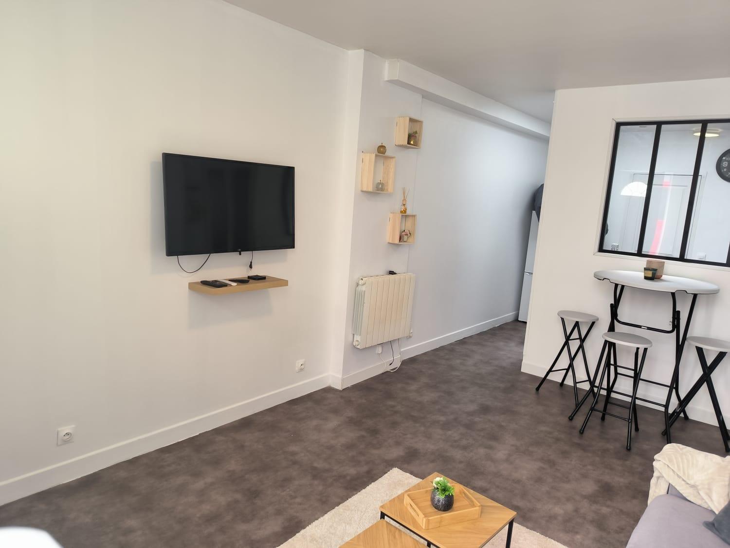 Appartement Studio Cosy Tv Netflix Proche Stade De France Saint-Denis (Seine-Saint-Denis)